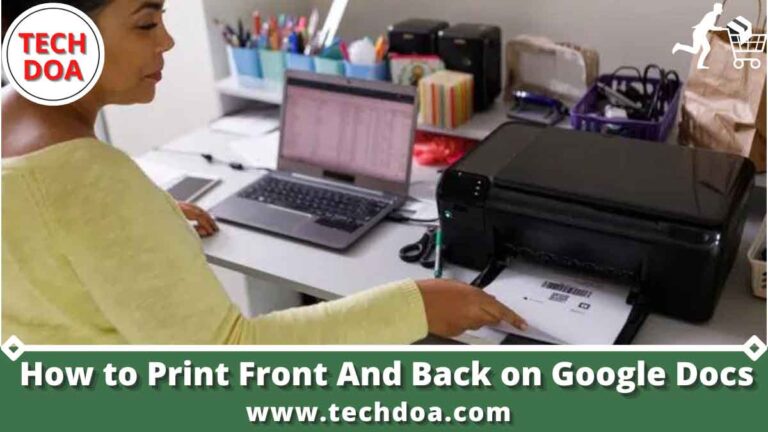 How to Print Front And Back on Google Docs