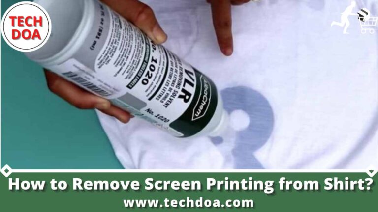 How to Remove Screen Printing from Shirt