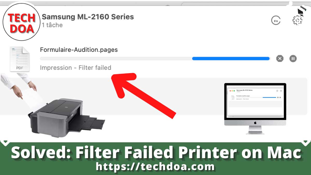 Filter Failed Printer Mac