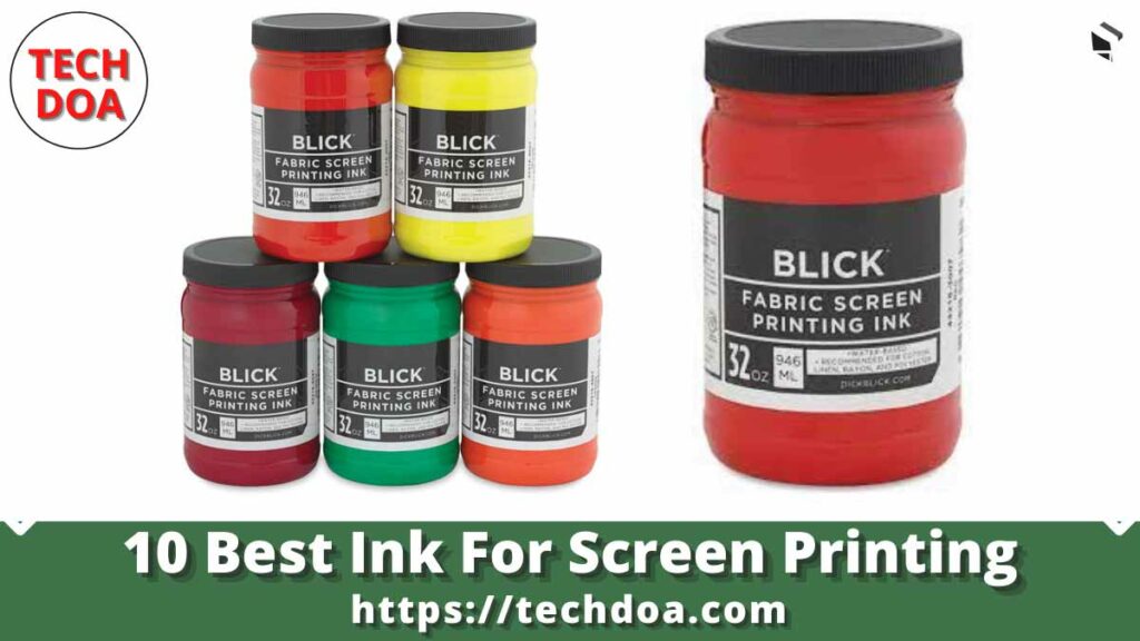 10 Best Ink For Screen Printing - Tech Doa