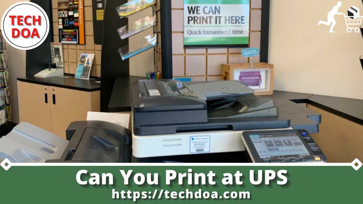 Can You Print at UPS